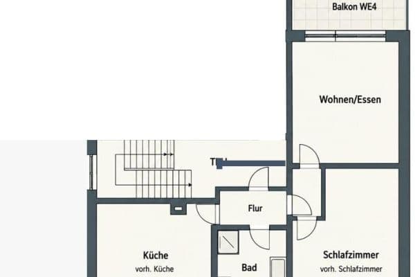 Pronájem bytu 2+1 62 m², Bissendorf Pronájem bytu 2+1 62 m², Bissendorf