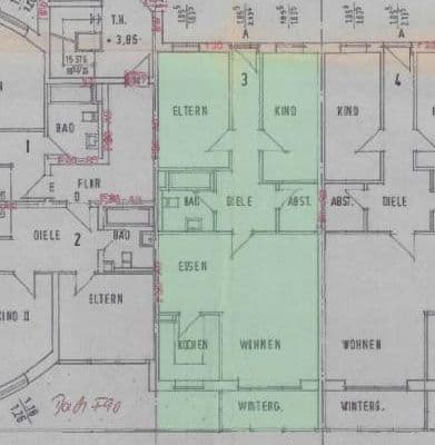 Pronájem bytu 3+1 77 m², Roonstr. 2, Bocholt Pronájem bytu 3+1 77 m², Roonstr. 2, Bocholt