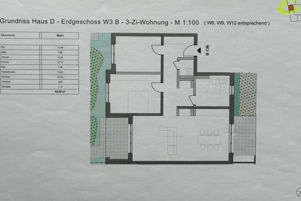 Pronájem bytu 3+1 95 m², Nordanger 6, Braunschweig Pronájem bytu 3+1 95 m², Nordanger 6, Braunschweig