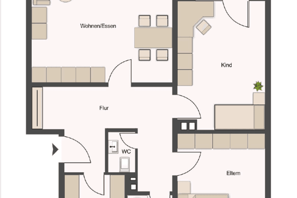 Pronájem bytu 3+1 84 m², Heilbronn Pronájem bytu 3+1 84 m², Heilbronn