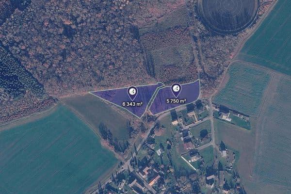 Prodej pozemku 6.047 m², Husí Lhota Prodej pozemku 6.047 m², Husí Lhota
