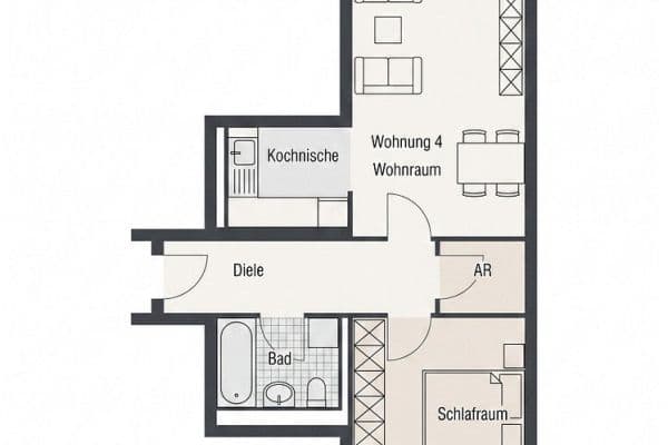 Prodej bytu 2+1 58 m², Voltastraße 2, Berlin, Berlín Prodej bytu 2+1 58 m², Voltastraße 2, Berlin, Berlín