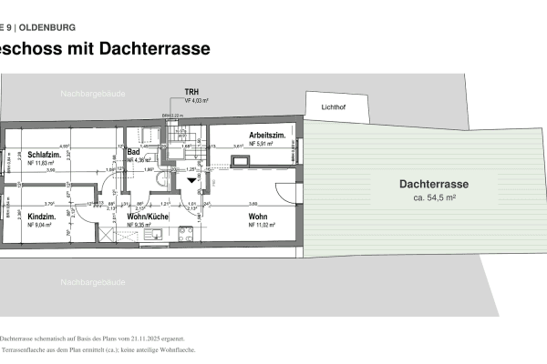 Pronájem bytu 3+1 79 m², Gaststraße 9, Oldenburg, Dolní Sasko Pronájem bytu 3+1 79 m², Gaststraße 9, Oldenburg, Dolní Sasko