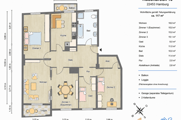 Prodej bytu 4+kk 117 m², Hamburg, Hamburg Prodej bytu 4+kk 117 m², Hamburg, Hamburg