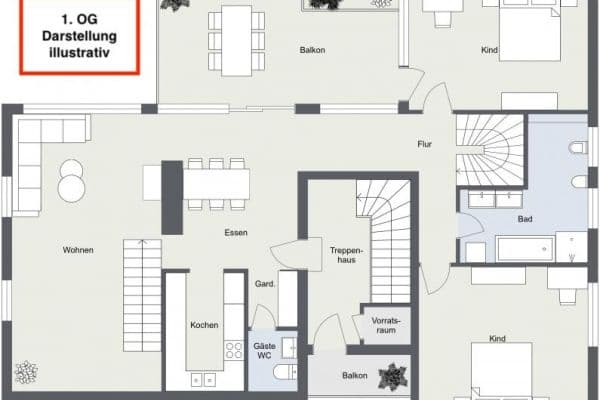 Pronájem bytu 5+1 196 m², Baden-Baden Pronájem bytu 5+1 196 m², Baden-Baden