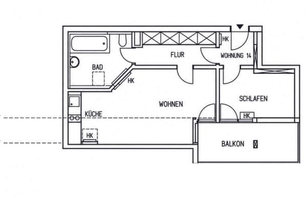 Pronájem bytu 2+1 53 m², Leinfelden-Echterdingen Pronájem bytu 2+1 53 m², Leinfelden-Echterdingen