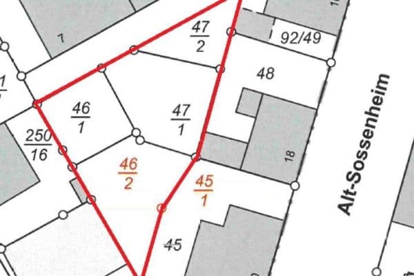 Prodej pozemku 293 m², Alt Sossenheim 20, Frankfurt am Main Prodej pozemku 293 m², Alt Sossenheim 20, Frankfurt am Main