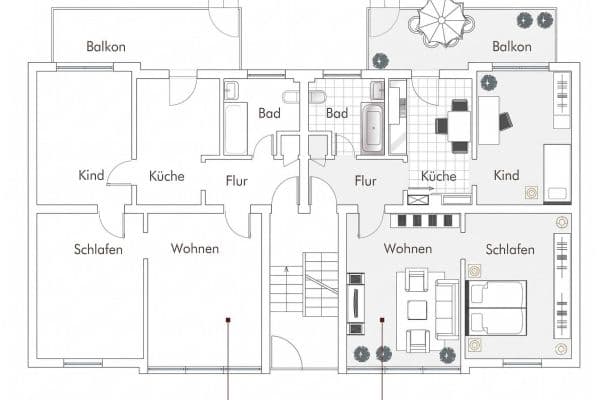 Pronájem bytu 3+1 75 m², Essen Pronájem bytu 3+1 75 m², Essen