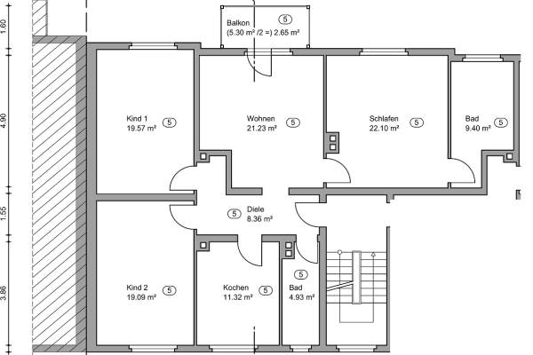 Prodej bytu 4+kk 119 m², Essen, Severní Porýní-Vestfálsko Prodej bytu 4+kk 119 m², Essen, Severní Porýní-Vestfálsko