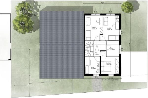 Prodej domu 130 m², pozemek 213 m², Wannenstraße Nr. 25/1, Neuenstadt Stein Prodej domu 130 m², pozemek 213 m², Wannenstraße Nr. 25/1, Neuenstadt Stein