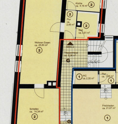 Pronájem bytu 2+1 50 m², Löbleinstr. 56, Nürnberg Pronájem bytu 2+1 50 m², Löbleinstr. 56, Nürnberg