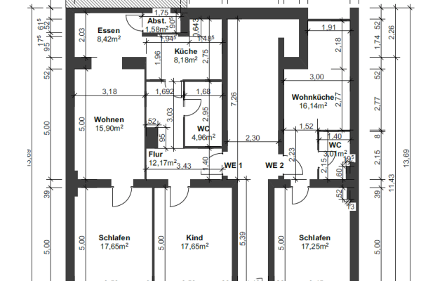 Pronájem bytu 3+kk 97 m², Feldherrnstraße 7, Dortmund Pronájem bytu 3+kk 97 m², Feldherrnstraße 7, Dortmund