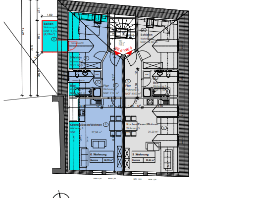 Prodej bytu 2+1 59 m², Regensburg, Bavorsko Prodej bytu 2+1 59 m², Regensburg, Bavorsko