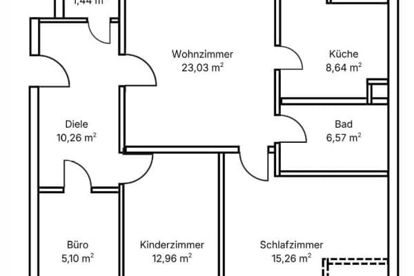 Pronájem bytu 4+1 84 m², Hohenzollernstraße, Koblenz, Porýní-Falc Pronájem bytu 4+1 84 m², Hohenzollernstraße, Koblenz, Porýní-Falc