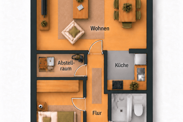 Pronájem bytu 2+1 51 m², Bremen, Bremen Pronájem bytu 2+1 51 m², Bremen, Bremen