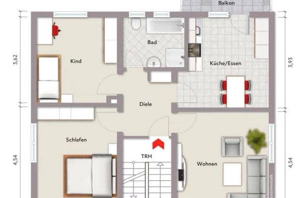 Pronájem bytu 3+1 75 m², Rastatt Pronájem bytu 3+1 75 m², Rastatt