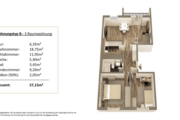 Pronájem bytu 3+1 58 m², Breitscheidstraße 15, Magdeburg, Sasko-Anhaltsko Pronájem bytu 3+1 58 m², Breitscheidstraße 15, Magdeburg, Sasko-Anhaltsko