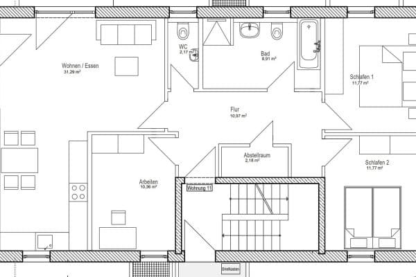 Pronájem bytu 4+1 99 m², Münchner Straße 102d, Kirchseeon, Bavorsko Pronájem bytu 4+1 99 m², Münchner Straße 102d, Kirchseeon, Bavorsko