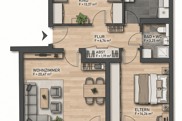 Prodej bytu 3+1 70 m², München, Bavorsko Prodej bytu 3+1 70 m², München, Bavorsko