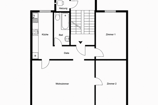 Pronájem bytu 3+1 73 m², Nützenberger Straße 217, Wuppertal, Severní Porýní-Vestfálsko Pronájem bytu 3+1 73 m², Nützenberger Straße 217, Wuppertal, Severní Porýní-Vestfálsko