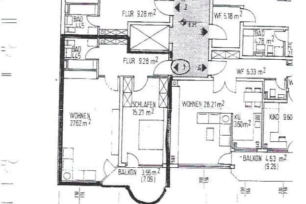 Pronájem bytu 2+1 60 m², Mainz Pronájem bytu 2+1 60 m², Mainz