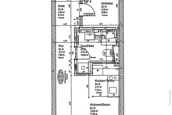 Pronájem bytu 1+kk 34 m², Holstenstraße 75, Hamburg, Hamburg Pronájem bytu 1+kk 34 m², Holstenstraße 75, Hamburg, Hamburg