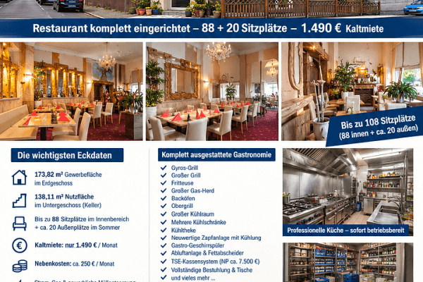 Pronájem nebytového prostoru 312 m², Gustavstr. 7, Wuppertal Pronájem nebytového prostoru 312 m², Gustavstr. 7, Wuppertal