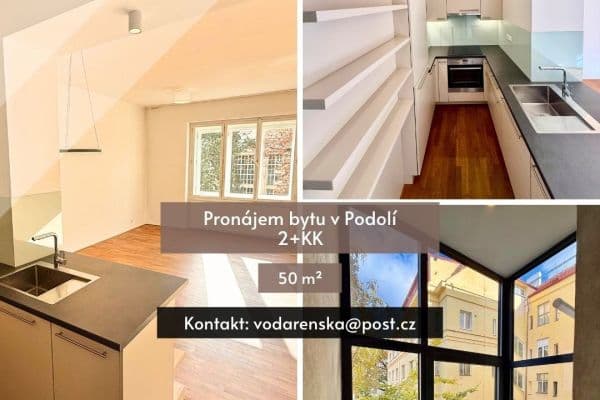 Pronájem bytu 2+kk 50 m², Vodárenská, Praha Pronájem bytu 2+kk 50 m², Vodárenská, Praha