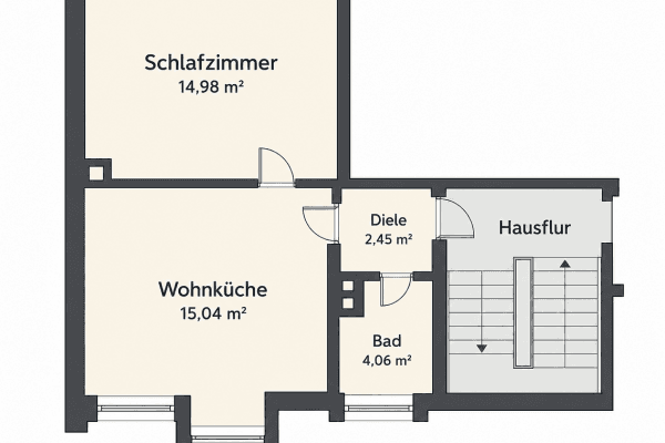 Pronájem bytu 2+1 35 m², Ostpreußenstraße 243, Bochum Pronájem bytu 2+1 35 m², Ostpreußenstraße 243, Bochum