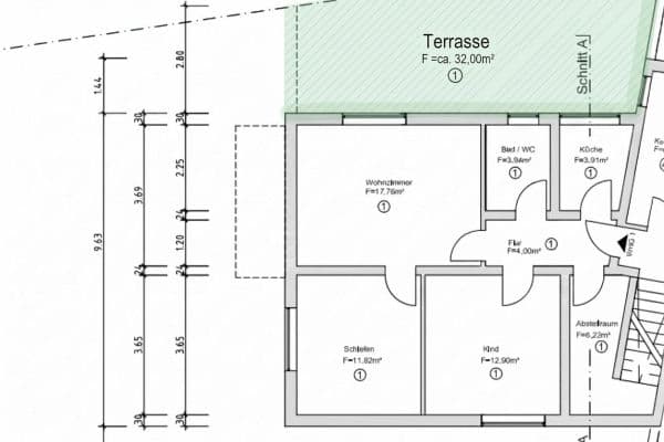 Prodej bytu 3+1 61 m², Nussloch Prodej bytu 3+1 61 m², Nussloch