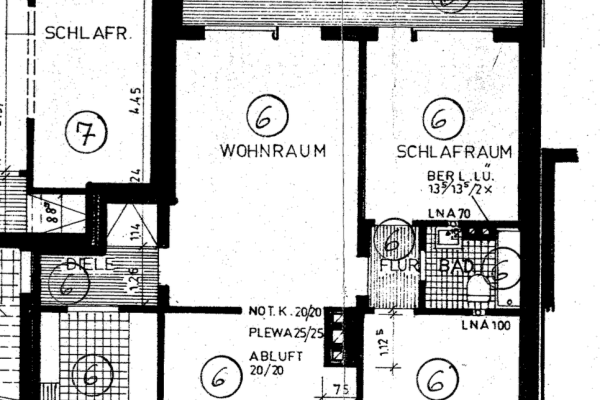 Pronájem bytu 3+1 80 m², Rolandsweg 3, Velbert Pronájem bytu 3+1 80 m², Rolandsweg 3, Velbert