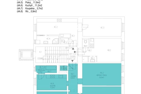 Pronájem bytu 3+1 78 m², Bořivojova, Praha Pronájem bytu 3+1 78 m², Bořivojova, Praha