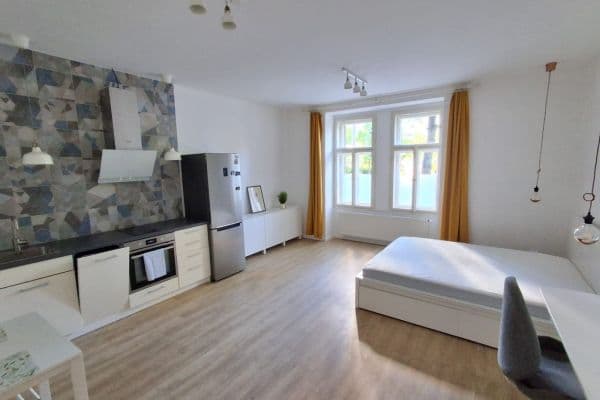 Pronájem bytu 1+kk 35 m², Fibichova, Hlavní město Praha Pronájem bytu 1+kk 35 m², Fibichova, Hlavní město Praha