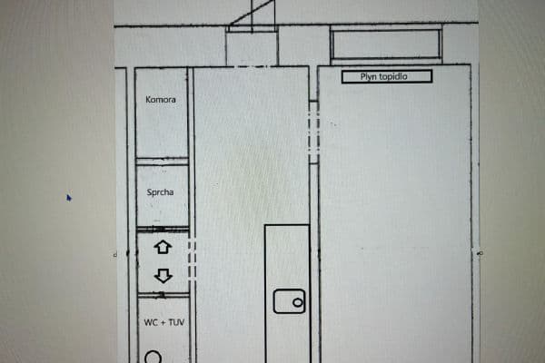 Pronájem bytu 1+1 25 m², Křídlovická, Brno Pronájem bytu 1+1 25 m², Křídlovická, Brno