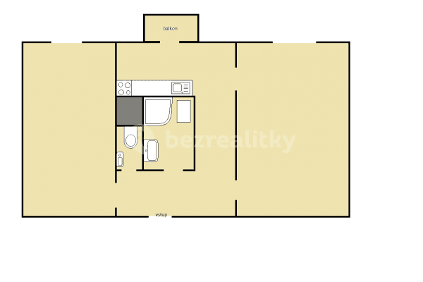 Pronájem bytu 2+1 56 m², Na Chodovci, Praha Pronájem bytu 2+1 56 m², Na Chodovci, Praha