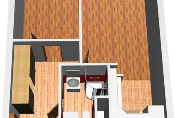 Pronájem bytu 2+kk 41 m², U Hvězdy, Kladno Pronájem bytu 2+kk 41 m², U Hvězdy, Kladno