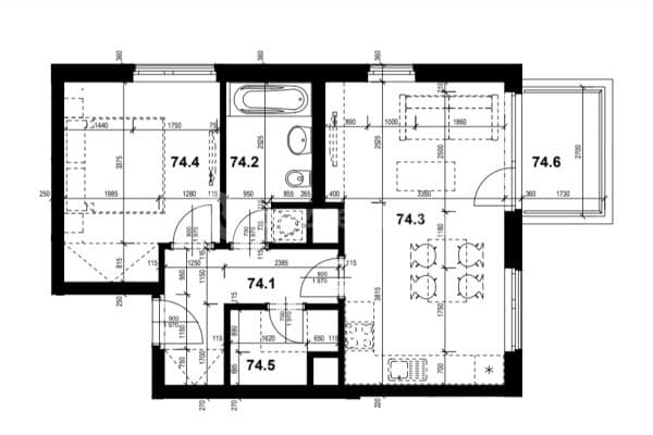 Pronájem bytu 2+kk 50 m², Jateční, Hlavní město Praha Pronájem bytu 2+kk 50 m², Jateční, Hlavní město Praha