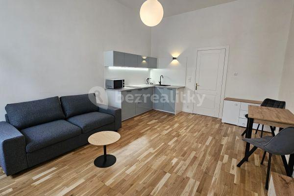 Pronájem bytu 1+kk 35 m², Vítkova, Hlavní město Praha