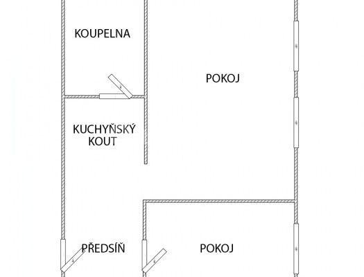 Prodej bytu 2+kk 47 m², Přítkovská, 