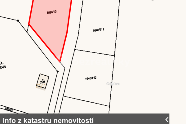 Prodej pozemku 1.092 m², Oldřichov