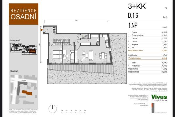 Prodej bytu 3+kk 86 m², Dělnická, Hlavní město Praha