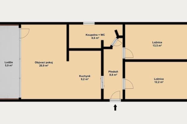 Prodej bytu 3+kk 76 m², Stříbrského, Praha Prodej bytu 3+kk 76 m², Stříbrského, Praha