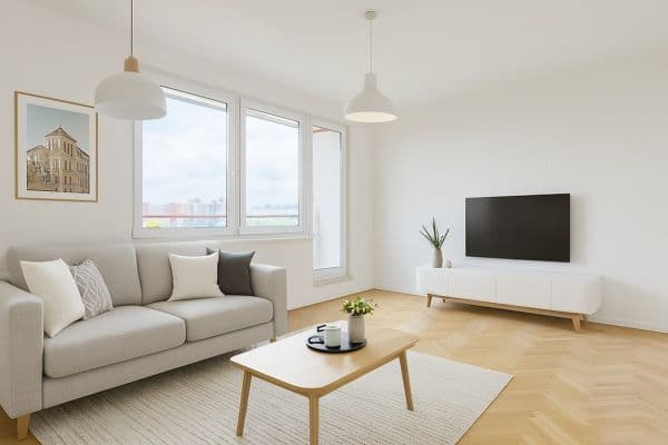 Pronájem bytu 3+1 69 m², Vedlejší, Pronájem bytu 3+1 69 m², Vedlejší,