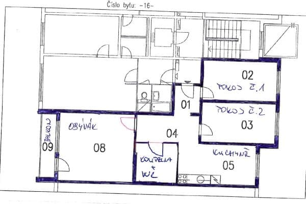 Prodej bytu 3+1 80 m², Pivcova, Praha Prodej bytu 3+1 80 m², Pivcova, Praha