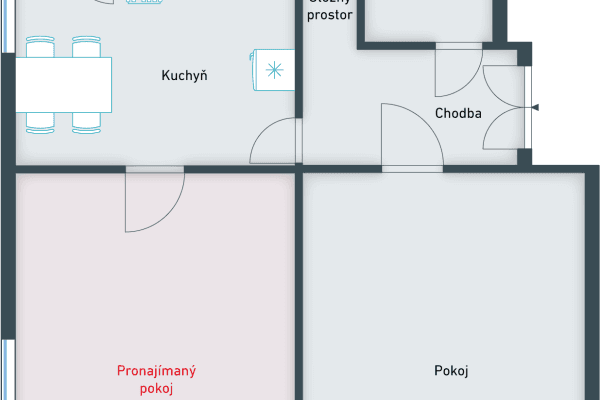 Pronájem bytu 3+1 85 m², Nad Rokoskou, Praha Pronájem bytu 3+1 85 m², Nad Rokoskou, Praha