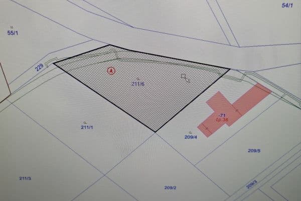 Prodej pozemku 1.488 m², Ostašovice Prodej pozemku 1.488 m², Ostašovice
