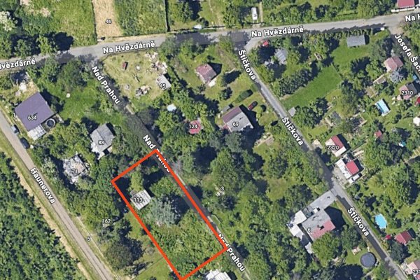 Prodej pozemku 945 m², Nad Prahou, Praha Prodej pozemku 945 m², Nad Prahou, Praha