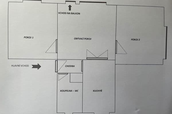 Prodej bytu 3+1 72 m², Labská kotlina, Hradec Králové Prodej bytu 3+1 72 m², Labská kotlina, Hradec Králové
