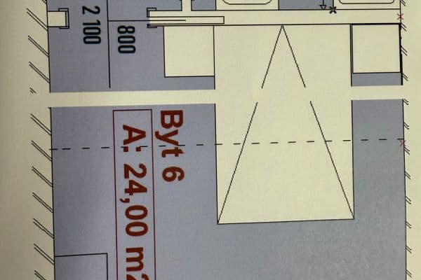Pronájem bytu 1+kk 24 m², Josefa Houdka, Praha Pronájem bytu 1+kk 24 m², Josefa Houdka, Praha