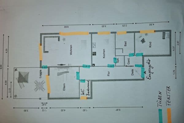 Pronájem bytu 3+1 105 m², Nieder-Olm Pronájem bytu 3+1 105 m², Nieder-Olm